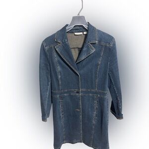 Halogen Dark Blue Jean Jacket